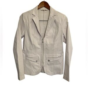 Le grenier Women's Light creamy white Blazer Jacket size 3